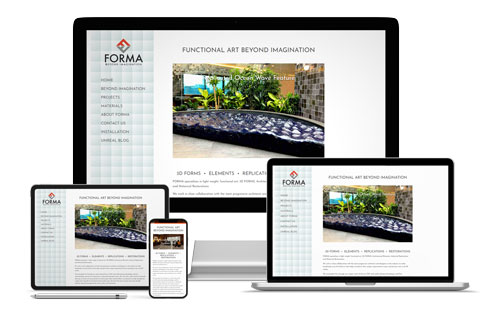 Forma Beyond client for Website Design/Development - Maintenance
